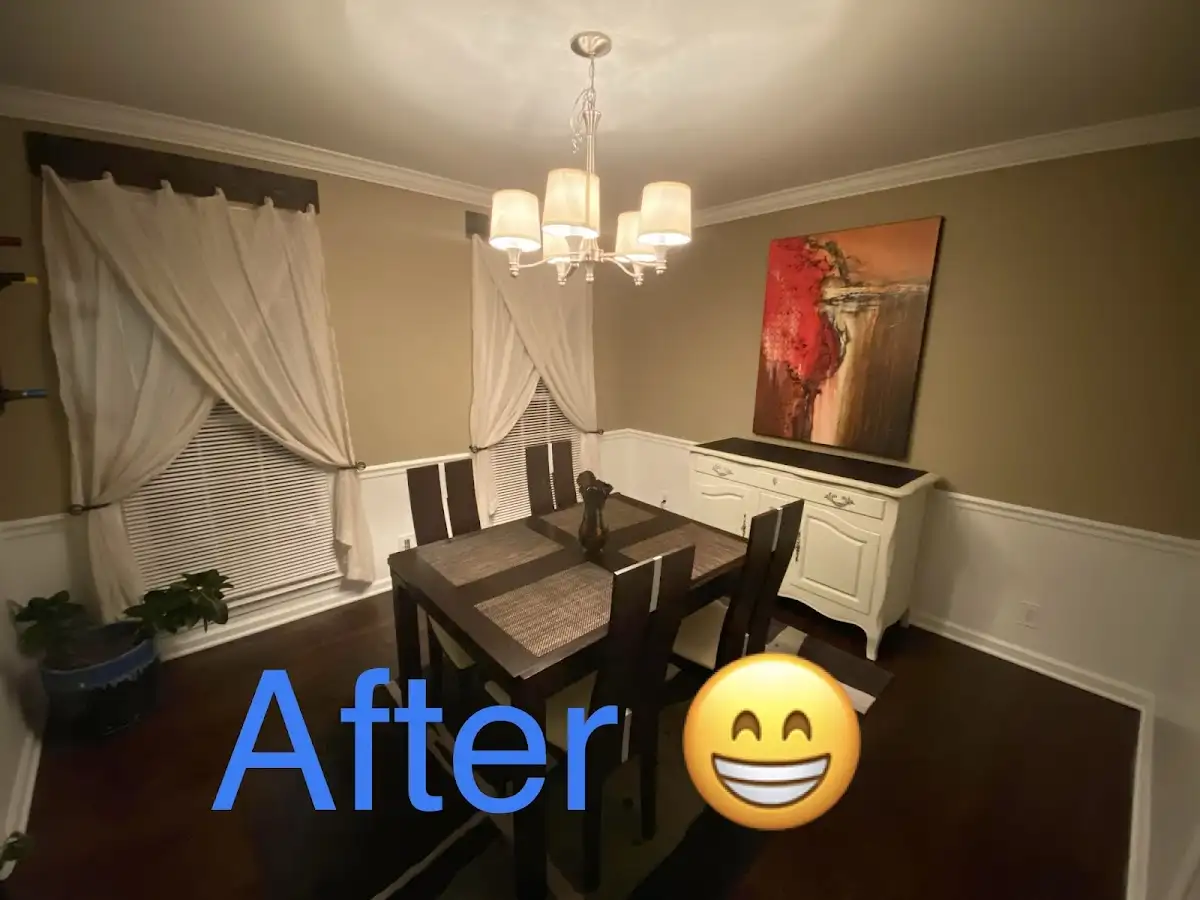 Professional dining room restoration after water damage in Jeffersontown