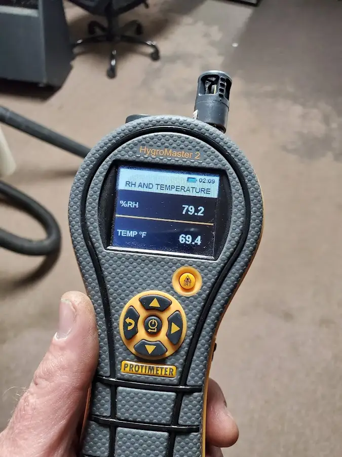 Moisture meter humidity assessment for Mold Remediation & Removal in Jeffersontown